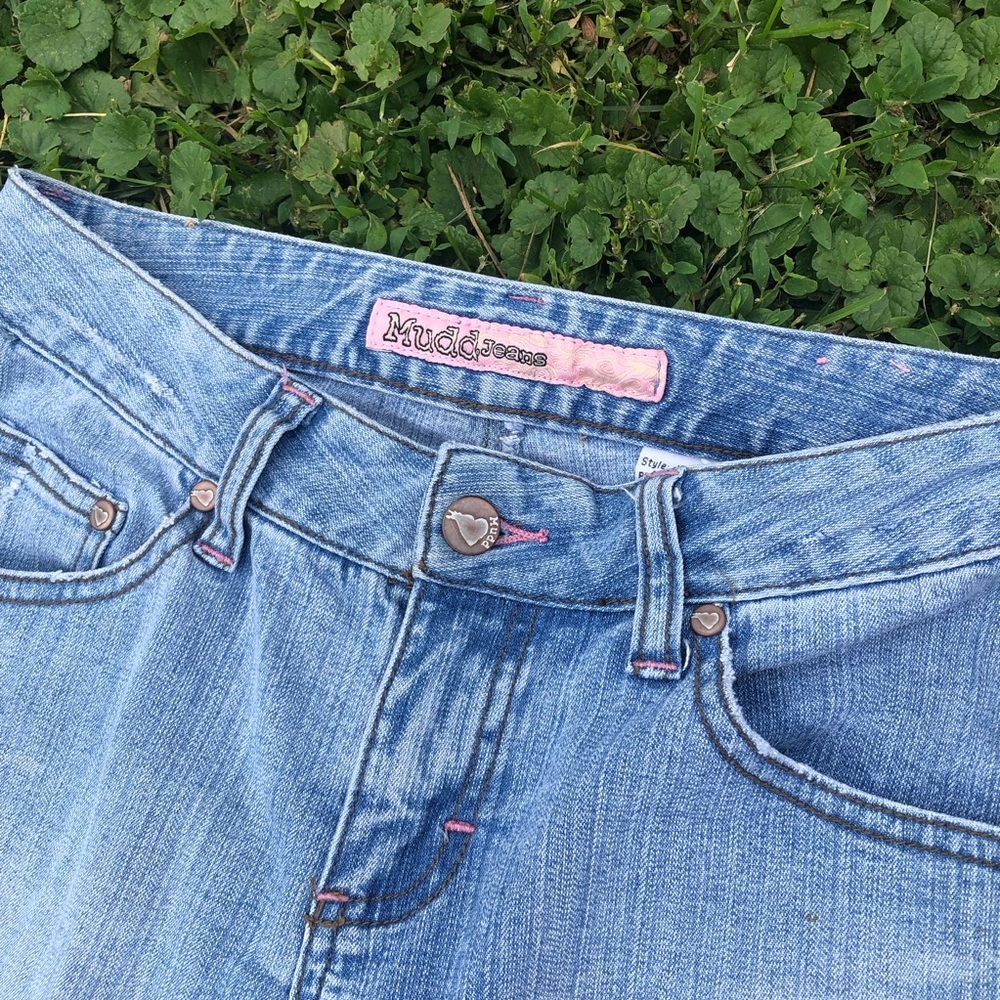 Mudd Y2k Flared Leg Jeans Pink